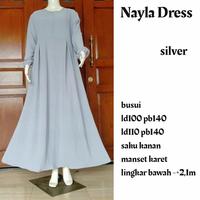 Gambar Gamis syari rayon crinkle airflow premium polos eksklusif dari Pico collection Kab. Klaten 3 Tokopedia