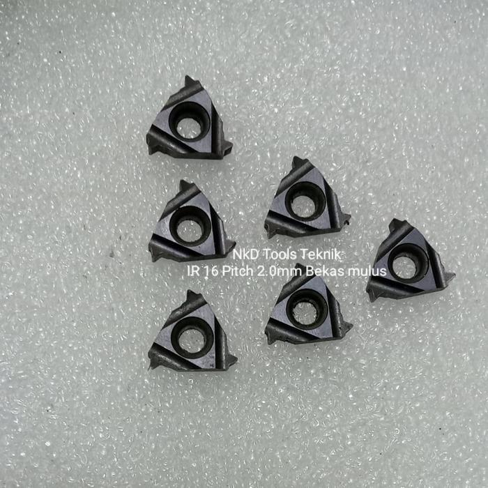 Gambar Pahat bubut Ulir dalem Ir16 bekas mulus pitch 2.0mm dari NkD Tools Teknik Kab. Bekasi Tokopedia
