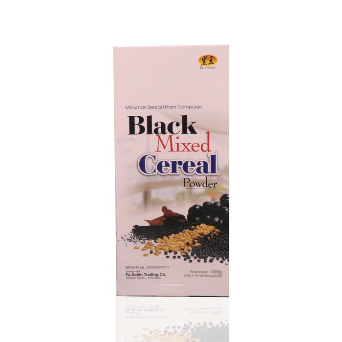 Gambar Hei hwang black mixed cereal powder dari Kawaiii Mart Kab. Tangerang Tokopedia
