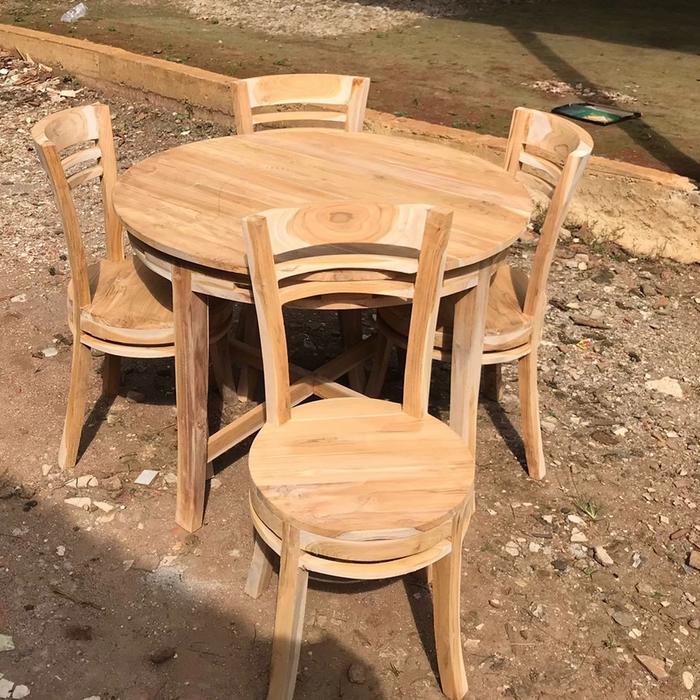 Gambar Promo kursi makan cantik - grosir meja makan cantik jati dari Erwinfurniture12 Kab. Jepara Tokopedia