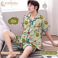 Gambar Piyama pria dewasa lengan pendek celana pendek 3 dari Sprei Emak Kota Administrasi Jakarta Selatan 5 Tokopedia