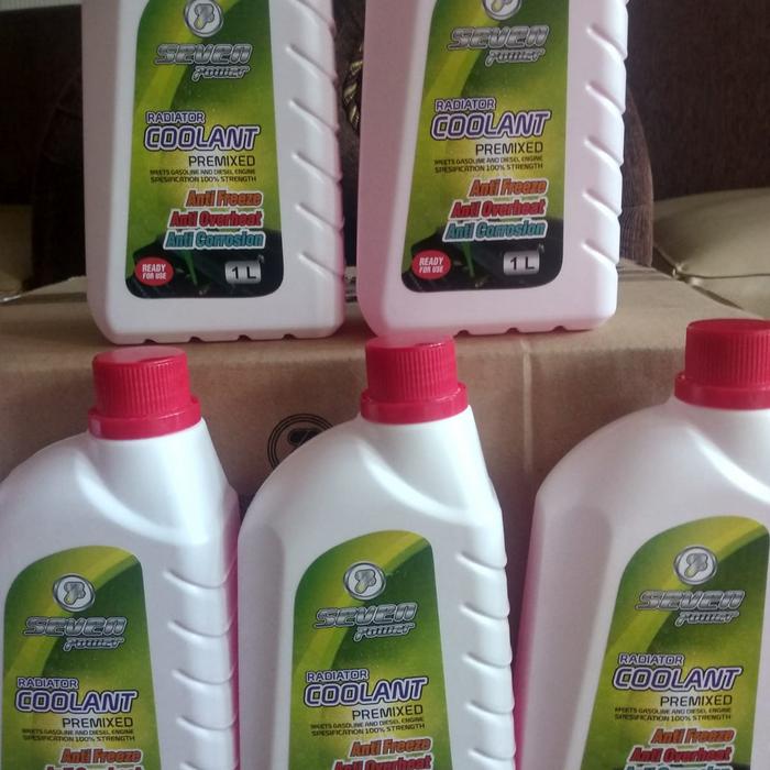 Gambar Air Radiator Merah 1 liter Seven Power dari Rdnhome care Kab. Bekasi Tokopedia