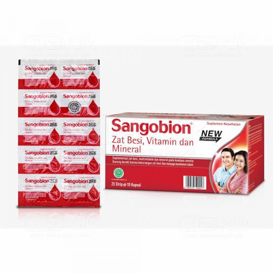 Gambar Sangobion Kapsul per Strip dari Flown's shop Kota Tangerang Tokopedia