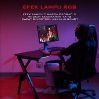 Gambar GAMEN RGB Meja Gaming Table Battle Desk RGB Black / Meja Komputer dari VIVAN SHOP Authorized Store Kota Administrasi Jakarta Pusat 4 Tokopedia