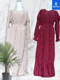 Gambar gamis burkat - moka dari toko della store Kab. Cirebon 4 Tokopedia