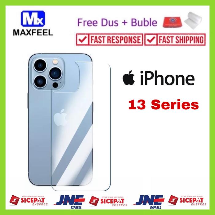 Gambar MAXFEEL Back Tempered Glass iPhone 13 Pro Max iPhone 13 Mini 13 13 Pro dari J Original Store Kota Administrasi Jakarta Barat Tokopedia