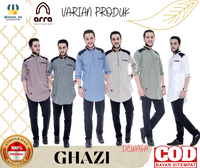 Gambar Baju Koko Muslim Dewasa Laki Laki Ghazi Lengan Pendek Kurta By Arra dari BISTORE_24 Kota Bandung 5 Tokopedia