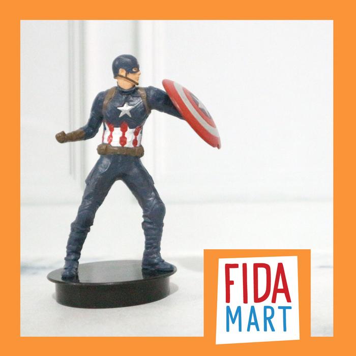 Gambar Figure Mainan Anak Captain America Tameng dari Fida Mart ID Kota Administrasi Jakarta Pusat Tokopedia
