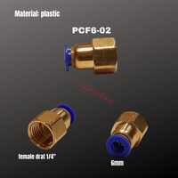 Gambar KONEKTOR SLIP LOCK female straight 6mm ke 1/4" PNEUMATIC PCF6-02 dari saprotan Kota Tangerang 2 Tokopedia