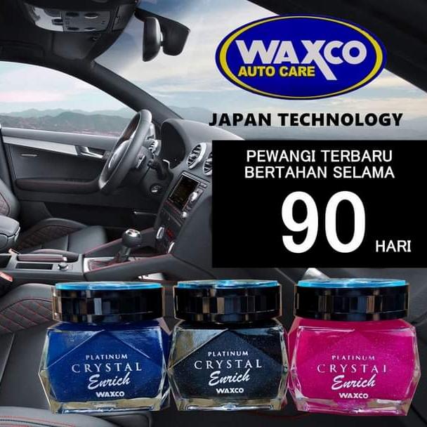 Gambar PARFUM / PEWANGI MOBIL WAXCO BLACK MUSK CRYSTAL GLASS 85ML - Biru dari H.T St0re Kota Tangerang Tokopedia