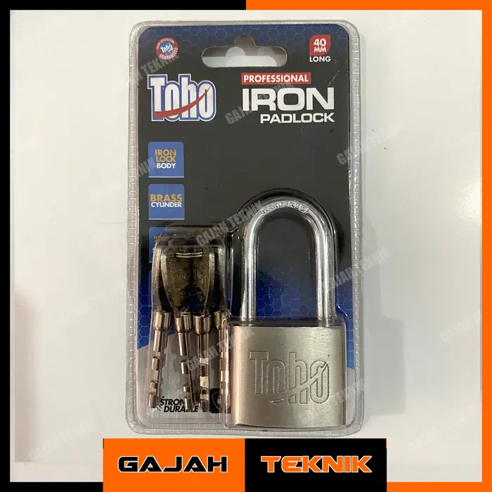 Gambar Toho Gembok Besi 40 mm Gembok Rumah Pagar Iron dari Armada Teknik SMG Kota Semarang 4 Tokopedia