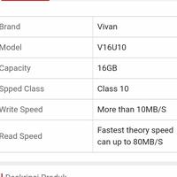 Gambar Micro SD V256U10 Vivan 256GB Black Class 10 TF Card Black+Red terMurah dari kartinicellular Jakarta Timur 5 Tokopedia