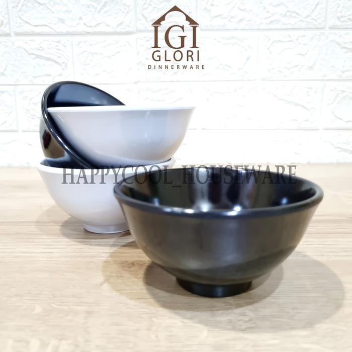 Gambar GLORI Premium Melamin 11x11x5,5cm | Mangkok Nasi Oriental 4,5in Y703 dari HappyCool Houseware Kota Tangerang Tokopedia