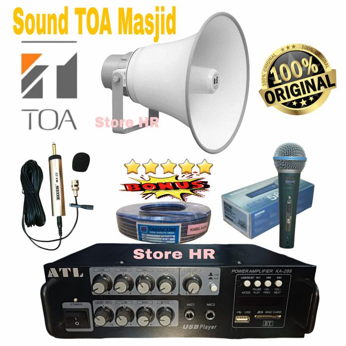 Gambar paket toa mesjid / mushola promo termurah dari ST0RE HR Kota Administrasi Jakarta Barat Tokopedia