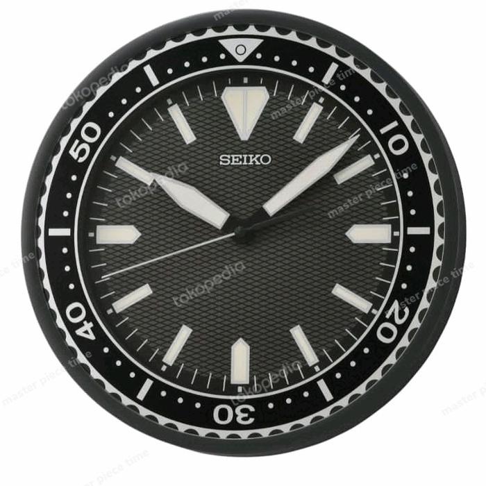 Gambar Jam Dinding SEIKO Japan Lumibrite QXA791 QXA791K Black Original dari Master Piece Time Kota Administrasi Jakarta Pusat Tokopedia