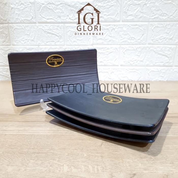 Gambar GLORI Premium Melamin 22x12,5x2,5cm | Piring Sate Yakitori 2907 dari HappyCool Houseware Kota Tangerang Tokopedia