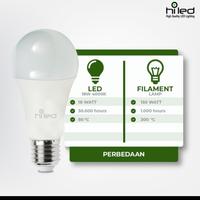 Gambar HILED / Lampu Bohlam LED / Putih Natural 18 Watt / Hemat Listrik / A3 dari Jaya Mas Elektrik Kota Administrasi Jakarta Pusat 2 Tokopedia
