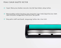 Gambar GILLETTE VECTOR ALAT CUKUR REFILL PISAU CUKUR GILLETE GILETTE GILETE dari BEBESHOPPONLINE Kota Administrasi Jakarta Barat 3 Tokopedia