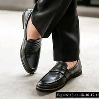 Gambar LOAFERS X4 JUMBO 43-48 Sepatu OXPORD Kantoran PNS Pesta Kulit Hitam,46 dari ERA Shoes. Kab. Bandung 1 Tokopedia