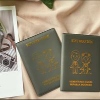 Gambar Cover Buku Nikah Hard Cover / Sampul Buku Nikah Suami Istri Emboss dari rezeki langit store Kab. Sleman 3 Tokopedia