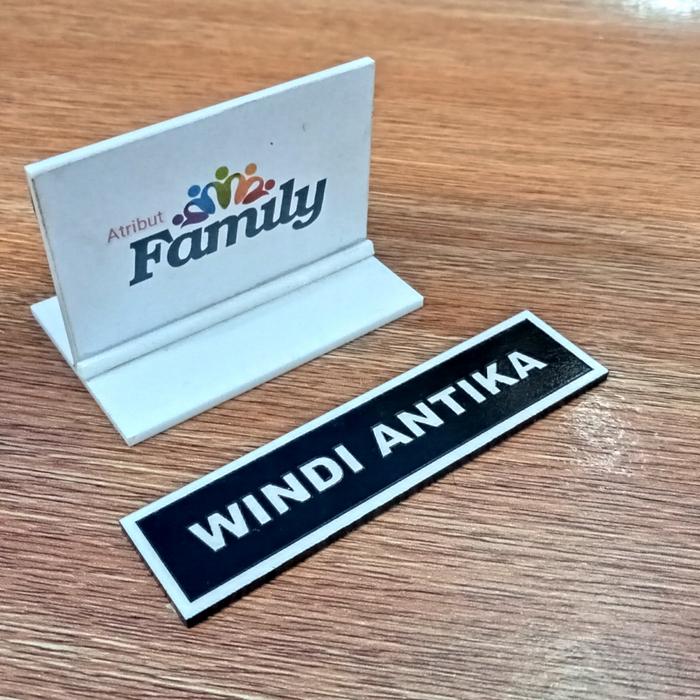 Gambar Name Tag Premium - Magnet dari toko atribut family Kab. Bandung Barat Tokopedia