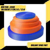 Gambar Ratchet Tie Down / Cargo Lashing Belt / Pengikat Barang 2 Ton x 10 12M dari Brilliant Spare Part Jakarta Utara 3 Tokopedia