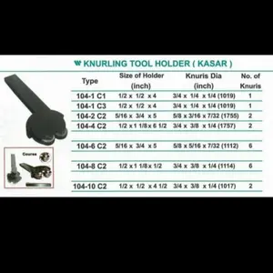 Knurling Tool holder kasar - Wipro 104-1 C3 original original wipro ..