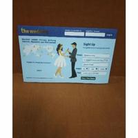 Gambar blangko kartu undangan pernikahan Erba 88215 dari Souvenir88 Kota Surabaya 1 Tokopedia