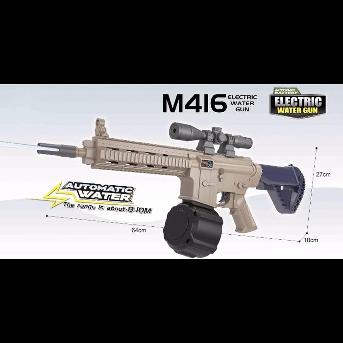Gambar Electric Water Gun pistol air elektrik not gel blaster LDT HK416 WGB dari Airsoft88 Kota Administrasi Jakarta Utara Tokopedia