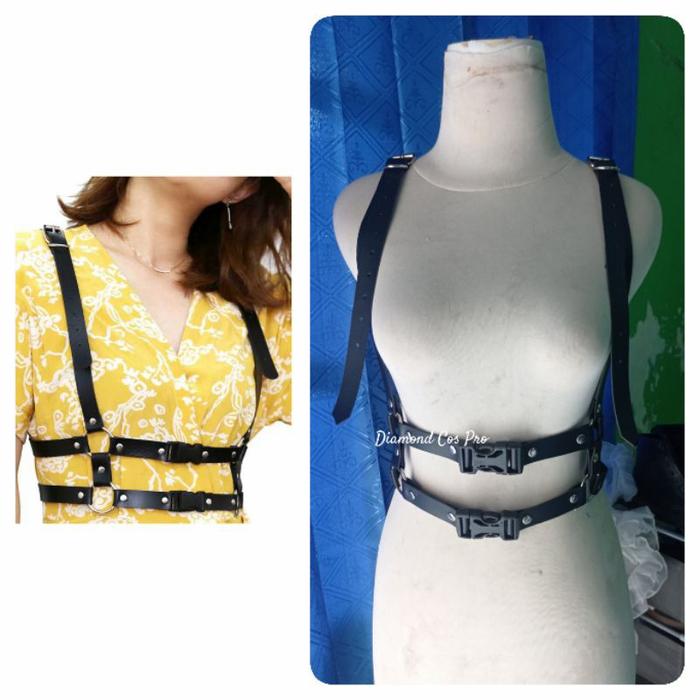 Gambar KANI_ID | Body Belt / Harness Fashion / Belt Punk Harajuku Gothic dari Kani_ID Kota Semarang Tokopedia