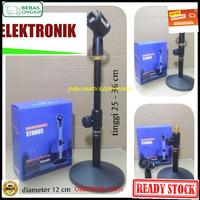 Gambar ORIGINAL STAND MIC 40 CM FULL BESI KAKI BULAT HOLDER MIK MIKROPON MICR dari GROSIR ONLINE123 Kota Administrasi Jakarta Barat 3 Tokopedia