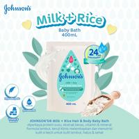 Gambar Johnsons Baby Milk + Rice - Hair & Body Baby Bath dari tokobobobalikpapan Kota Balikpapan 2 Tokopedia