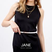Gambar Ikat Pinggang Wanita Kulit Asli Voila Jane - Black dari Voila Leather Kota Administrasi Jakarta Pusat 2 Tokopedia
