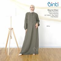 Gambar new bayna maxy dress jumbo gamis wanita big size airflow by Binti dari ILYASSA SHOP SOLO Kota Surakarta 4 Tokopedia