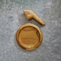 Gambar Cobek Set Cowek dan Ulekan Kayu Jati 18 cm dari Rizqiku Lancar Kab. Bantul 3 Tokopedia