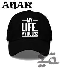 Gambar Topi Anak baseball caps unisex my life my rules dari Sukaran Olshop84 Kab. Bandung Barat 4 Tokopedia