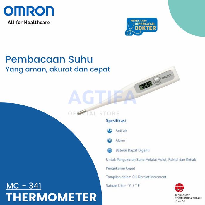 Gambar Omron Thermometer MC-341 dari Agtifa Official Store Kota Palembang Tokopedia