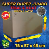 Gambar Kardus Besar Pindahan Jumbo Packing Packaging Packing Baru Tebal Box Kotak 1 Layer 2 Layer 1 Ply 2 Ply Single Double Tempat Penyimpanan 90UIL9 dari B0SS KARDUS Kota Administrasi Jakarta Timur 1 Tokopedia