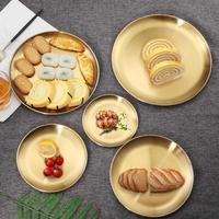 Gambar Piring Makan Dekorasi Stainless Steel European Gold Piring Saji Kue dari Omenta Shop Kota Administrasi Jakarta Barat 1 Tokopedia