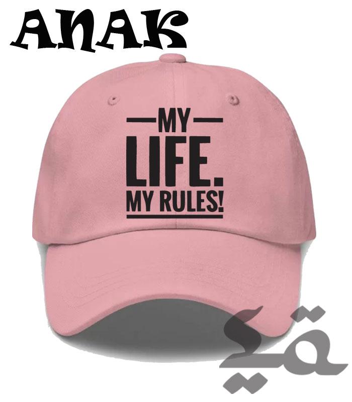 Gambar Topi Anak baseball caps unisex my life my rules dari Sukaran Olshop84 Kab. Bandung Barat 5 Tokopedia