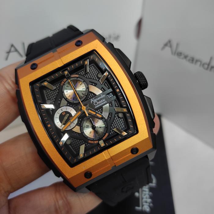 Gambar Jam Tangan Analog PRIA Alexandre Christie Ac 6598 MC Stainless dari vieka86 Watch Shop Kota Administrasi Jakarta Utara Tokopedia