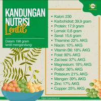 Gambar Brown Lentil / Kacang Lentil Coklat 500gram dari Aneka kacang dpk 2 Kota Depok 4 Tokopedia