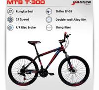 Gambar SEPEDA MTB 26 CASSINI T-300 3 x 7 SPEED MECHANICAL DISC BRAKE dari Kayumas Bike Kota Denpasar 3 Tokopedia
