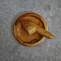 Gambar Cobek Set Cowek dan Ulekan Kayu Jati 18 cm dari Rizqiku Lancar Kab. Bantul 2 Tokopedia