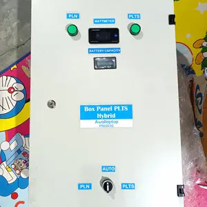 box panel plts solar panel surya otomatis LVD ATS 3000W PSW