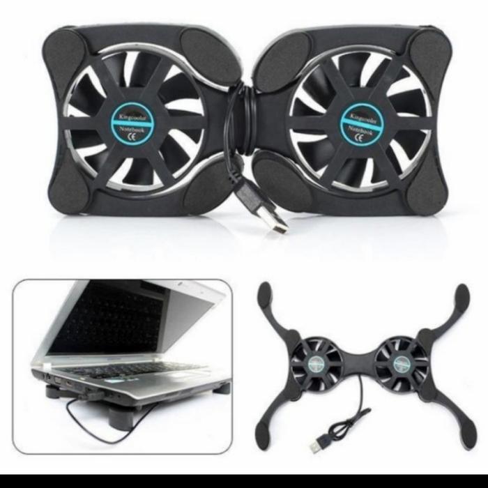Gambar Cooling Pad Kepiting Kipas Pendingin Laptop Fan Lipat Tatakan Netbook dari Adelinestore16 Kota Surabaya Tokopedia