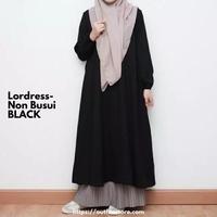 Gambar Baju muslim wanita long tunik gamis polos long dress rizaru dari niezhop Kota Bogor 4 Tokopedia