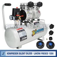 Gambar Kompresor Udara Listrik Oiless Silent - LAKONI FRESCO 130X 1HP 30LITER dari SINERGITEKINDO Kota Yogyakarta 1 Tokopedia