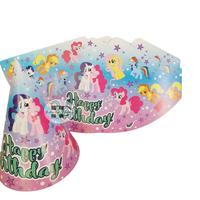 Gambar topi ulang tahun kerucut / topi pesta karakter little pony dari Istanaparty Kota Administrasi Jakarta Barat 1 Tokopedia