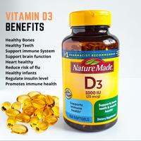 Gambar Nature Made Vutamin D3 1000 IU dari Dunia & Belanja Store Jakarta Selatan 1 Tokopedia